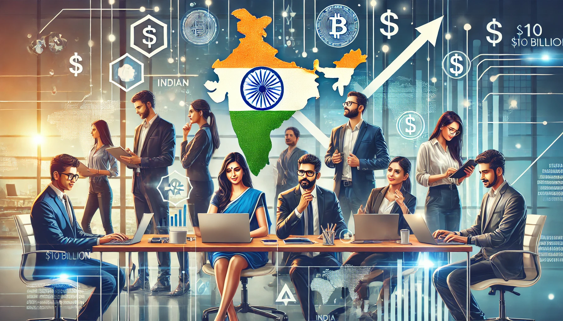 الشركات الناشئة الهندية تجمع 10 مليارات دولار في جولة تمويل قياسية